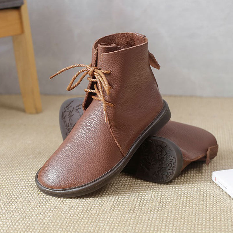 Comfortable Lace Up Winter Boots
