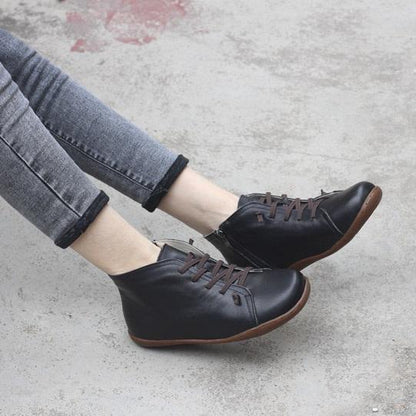 Comfortable Zip Up Ankle Boots