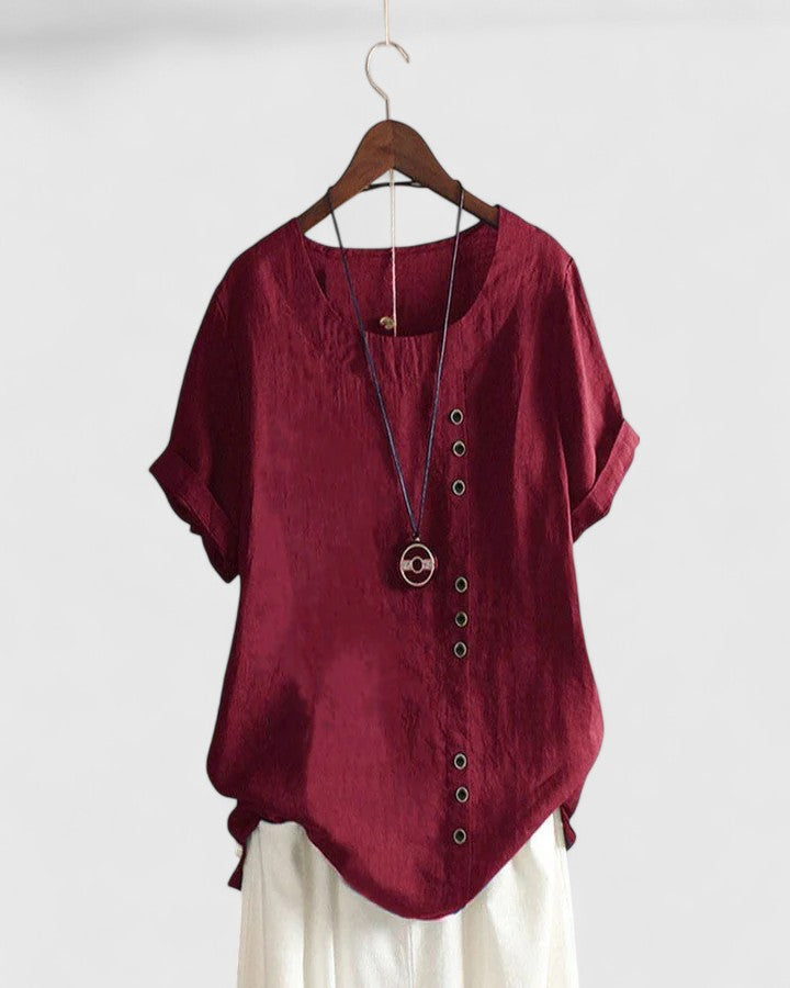Soft Casual Short Sleeve Top