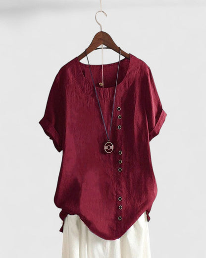 Soft Casual Short Sleeve Top
