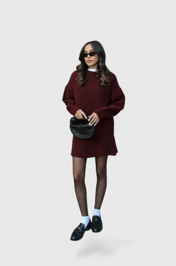 Soft Cozy Knit Sweater Set