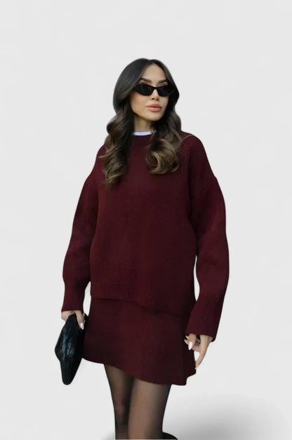 Soft Cozy Knit Sweater Set