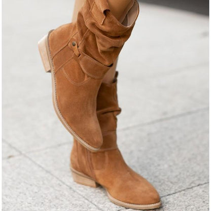 Stylish Women's Ankle Boots with Zip Detail
