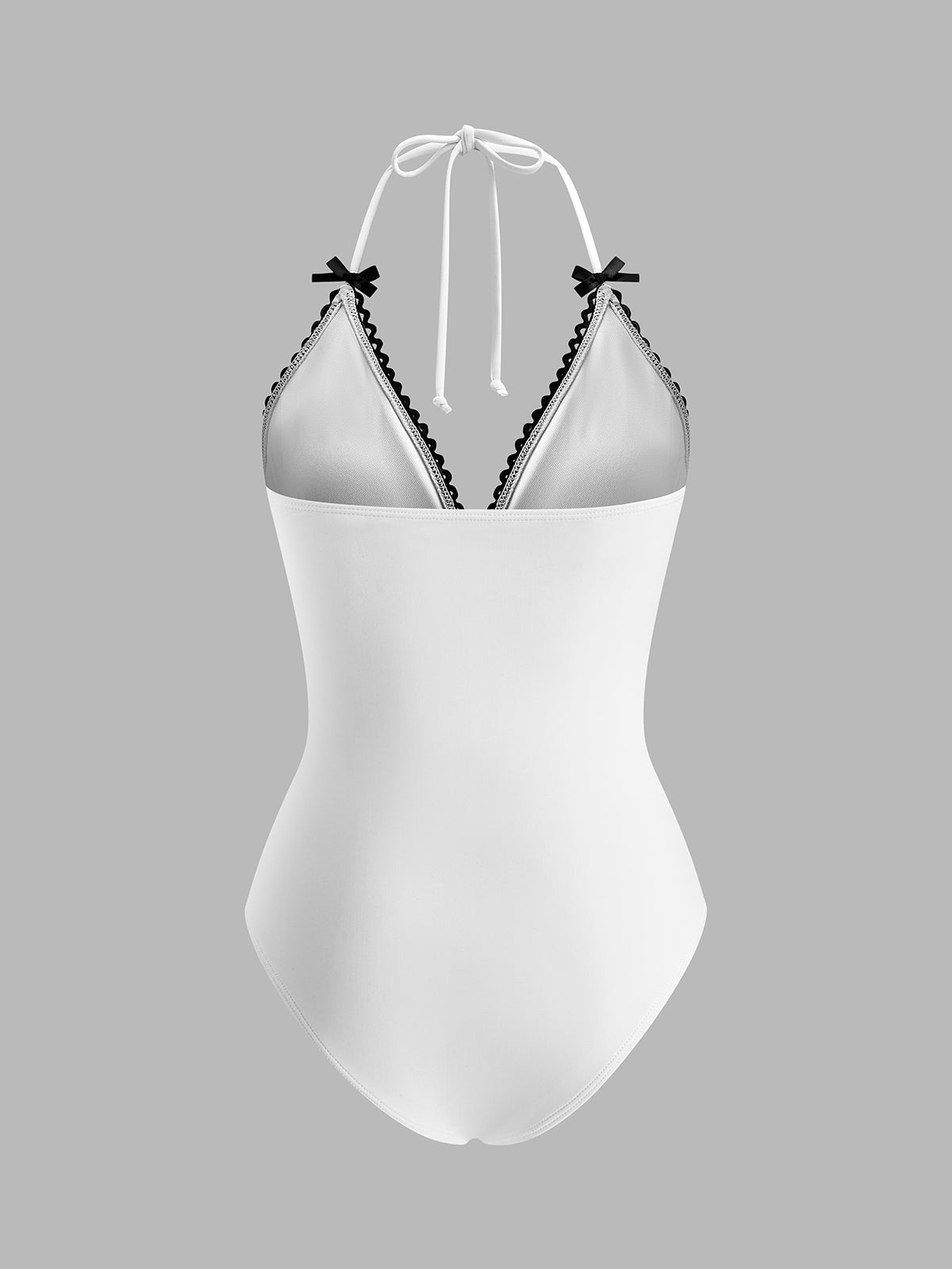 Ruffled Backless Women's Swimwear