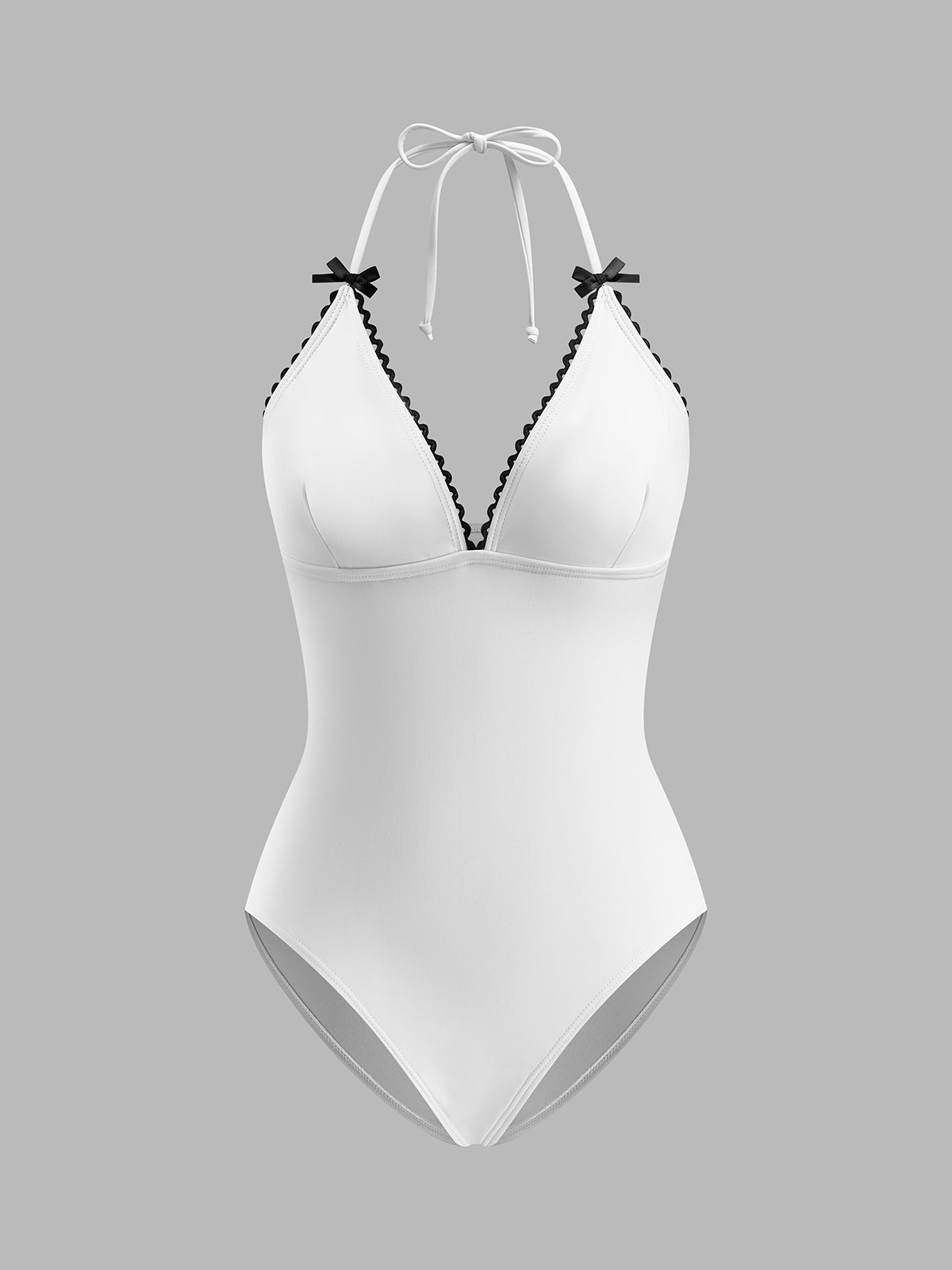 Ruffled Backless Women's Swimwear - Pexav