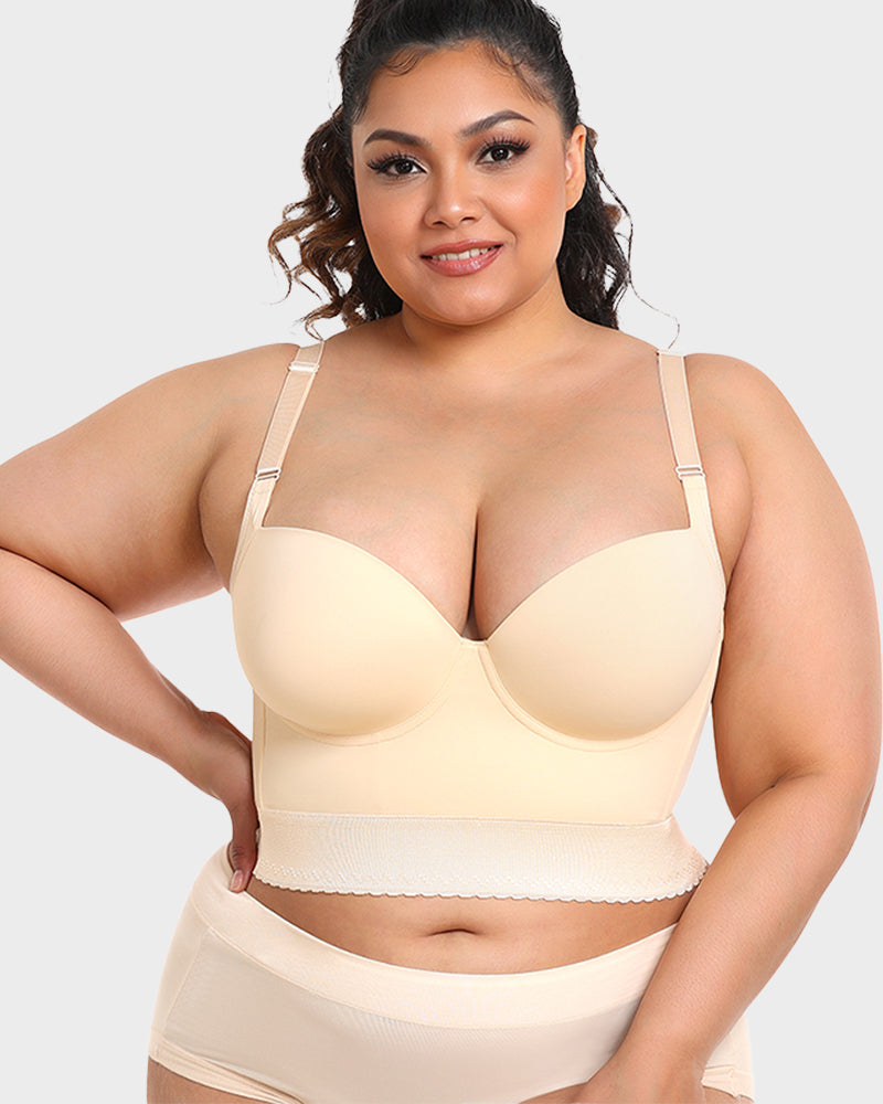 Sculpting Longline Bra with Built-In Shapewear Support