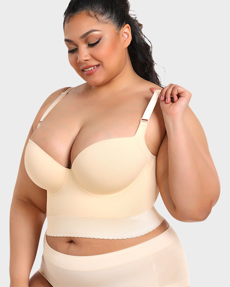 Sculpting Longline Bra with Built-In Shapewear Support