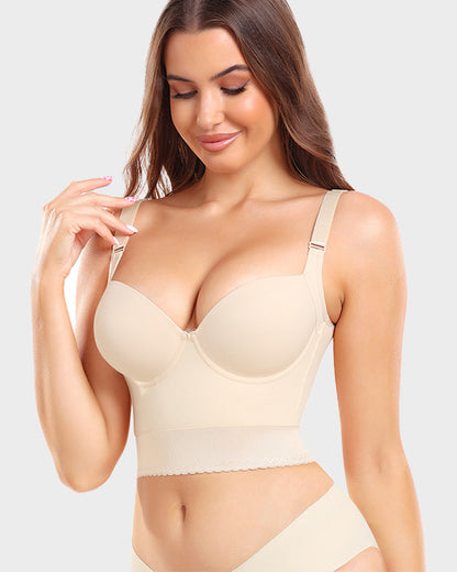 Sculpting Longline Bra with Built-In Shapewear Support