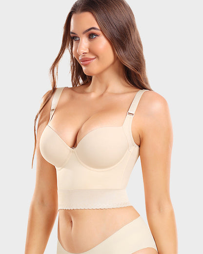 Sculpting Longline Bra with Built-In Shapewear Support