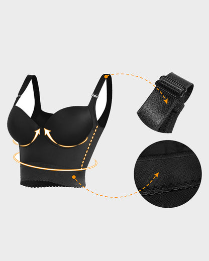 Sculpting Longline Bra with Built-In Shapewear Support