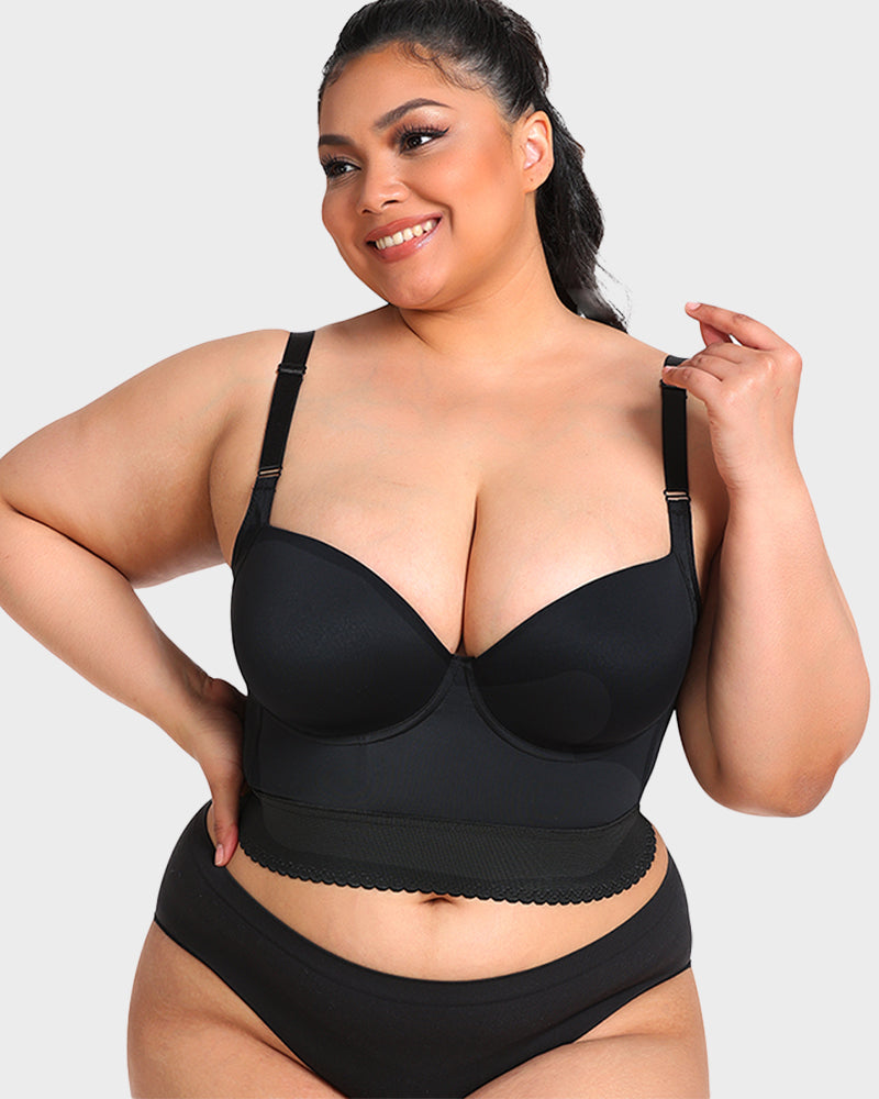 Sculpting Longline Bra with Built-In Shapewear Support