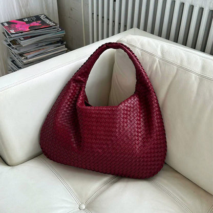 Braided Design Bag - Sophia-Red-Nora Luxe