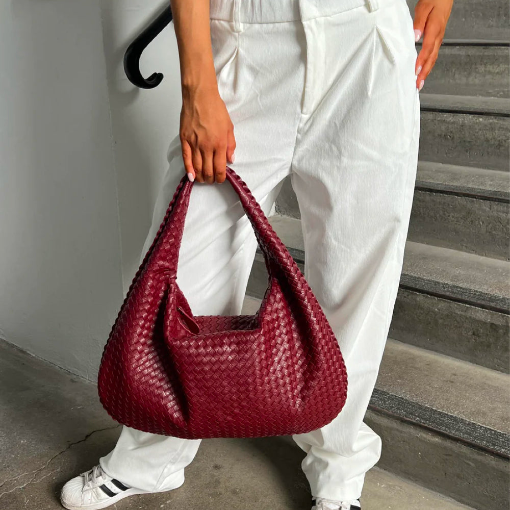 Woven Style Tote Bag Sophia - Pexav