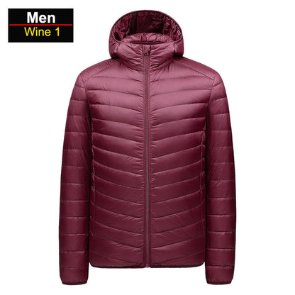 Lightweight Men's Down Puffer Coat