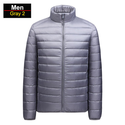 Lightweight Men's Down Puffer Coat