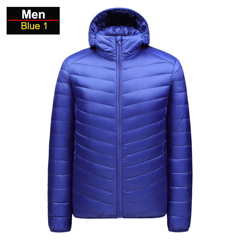 Lightweight Men's Down Puffer Coat - Pexav