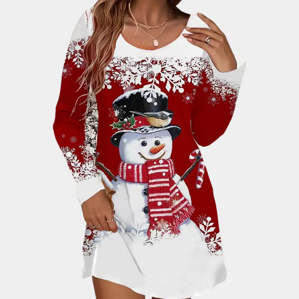 Fun Holiday Women's Christmas Dress - Pexav