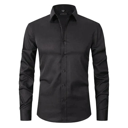 Breathable and Highly Elastic Shirt for Men - Felix-Black-XS-Nora Luxe