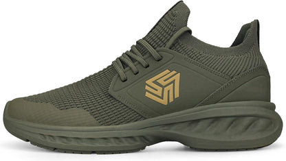 Breathable Men's Running Shoes - FlexiFit-Black-7.0-Nora Luxe