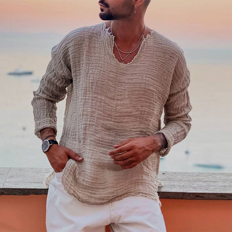 Lightweight Casual Men's Short Sleeve Shirt - Pexav