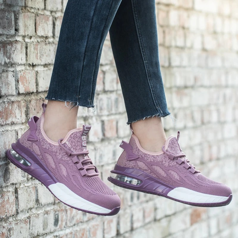 Durable Womens Work Shoe with Steel Toe Caps - Pexav