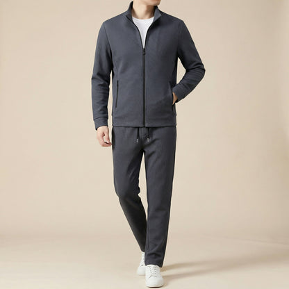 Image of Brent | Men's Zip-Up Tracksuit Set