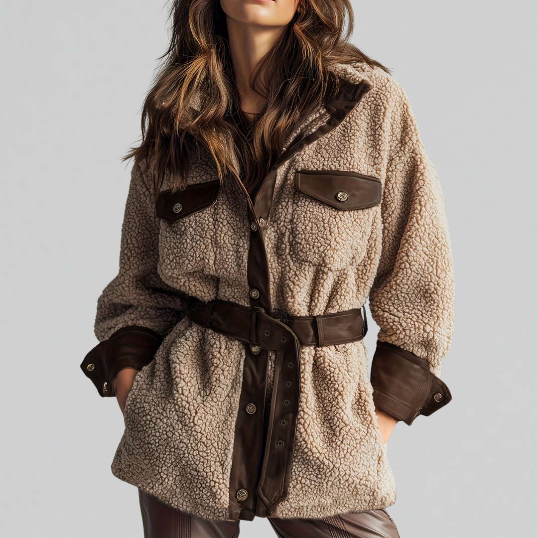 Cozy Women's Plus Size Fleece Jacket - Olytrend
