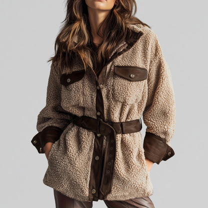 Cozy Women's Plus Size Fleece Jacket - Olytrend