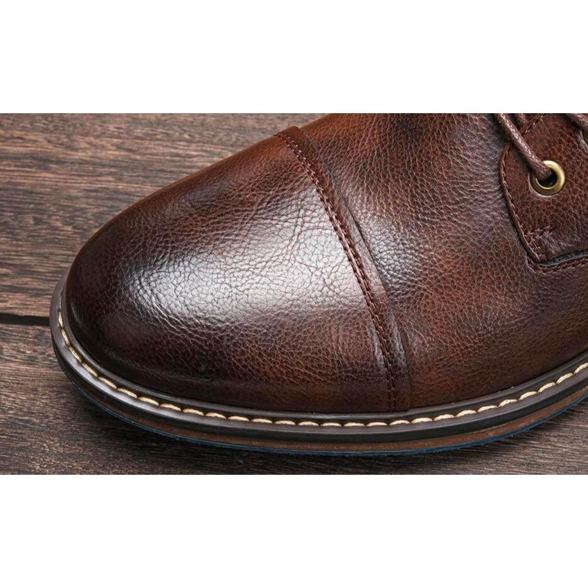 Brown Men's Oxford Boots – Jules-8-The Livary