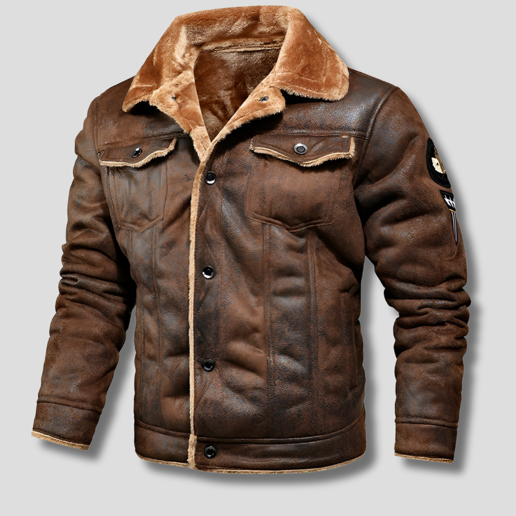Warm Classic Aviator Bomber Jacket