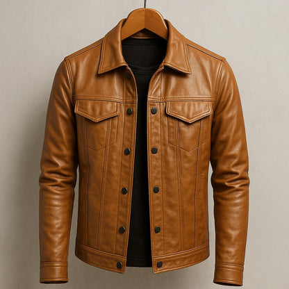 Men's Classic Zip Jacket with Chest Pockets