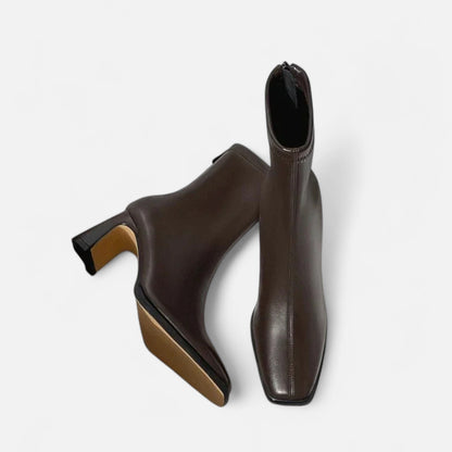 Classic Ladies Low Heel Boots - Nocini
