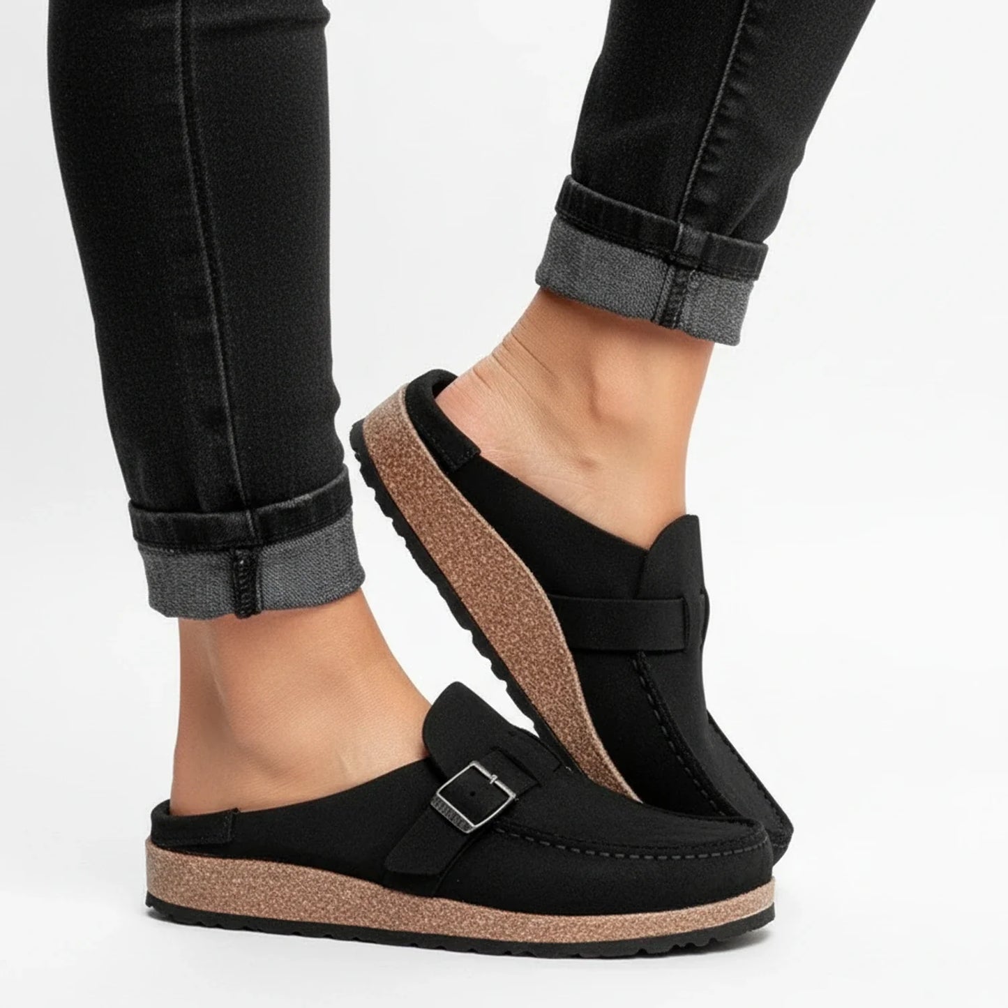 Strap Detail Women's Mule Shoes