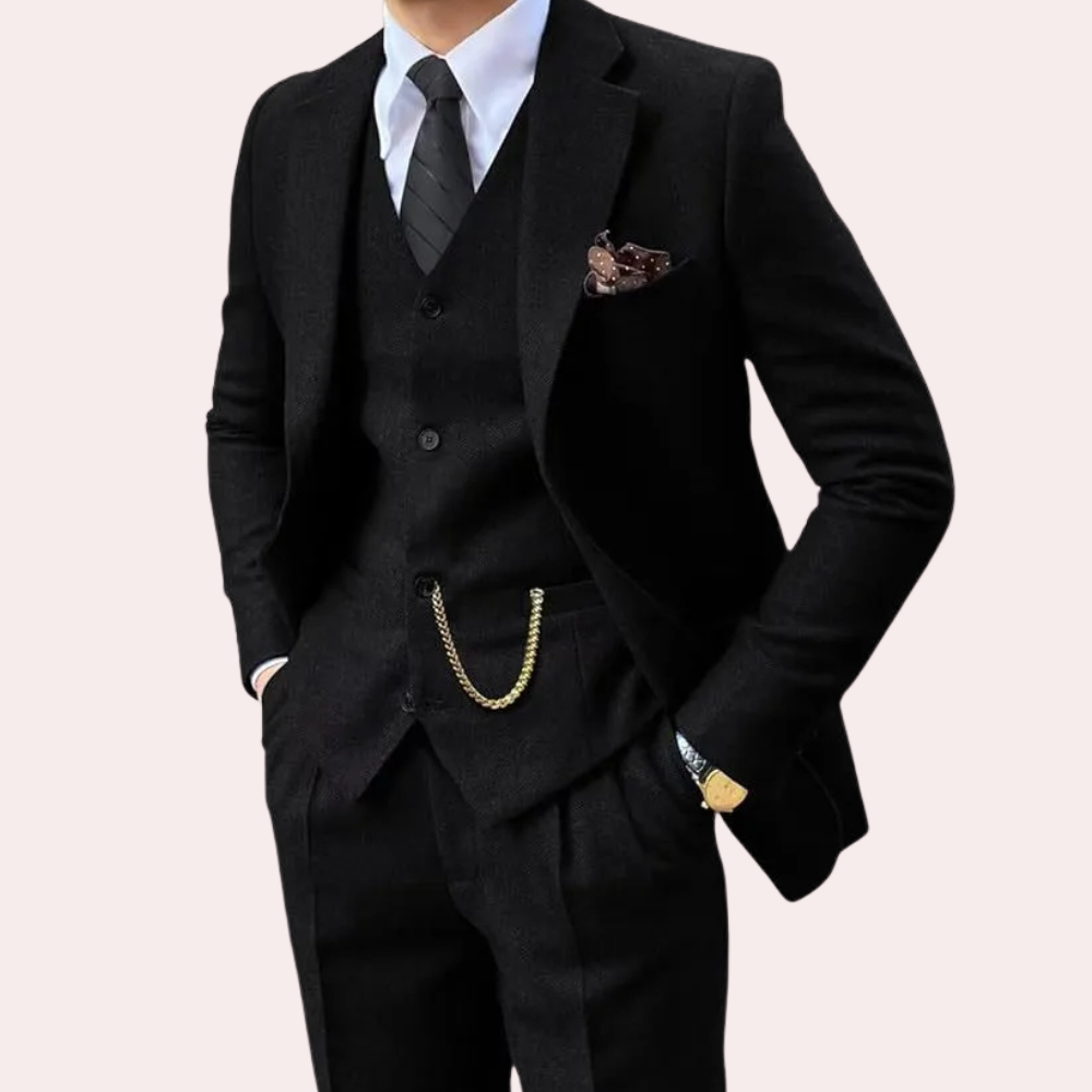 Classic Fashionable 3 Piece Suit for Men - Pexav