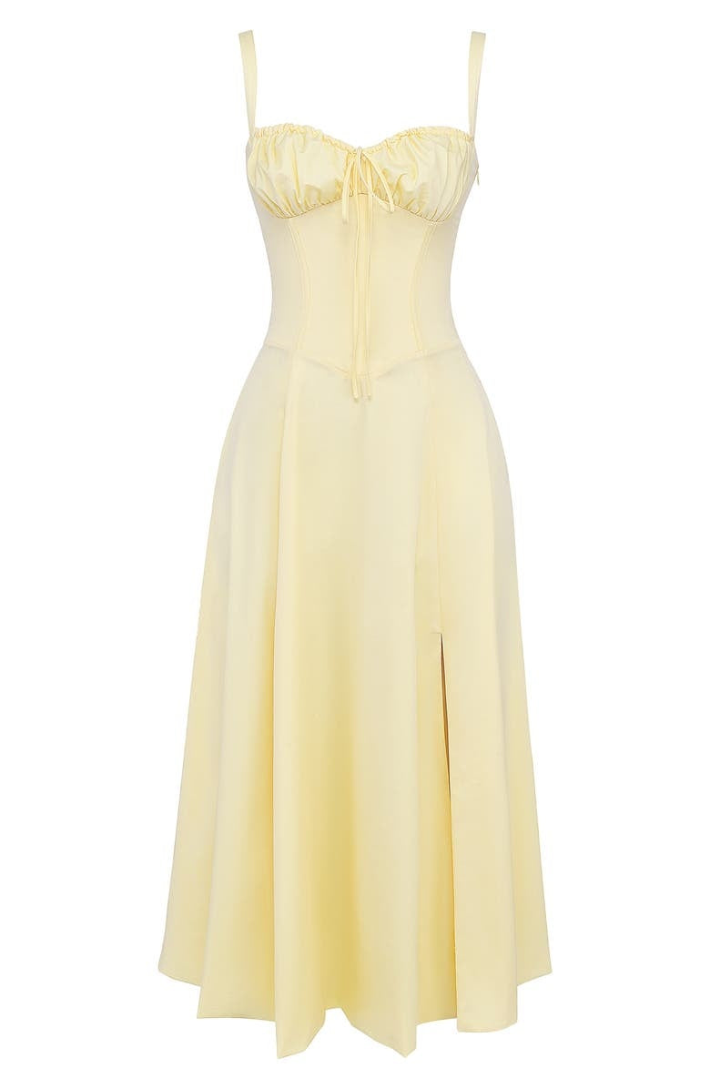 Slimming Summer Dress with Waist Cincher - Pexav