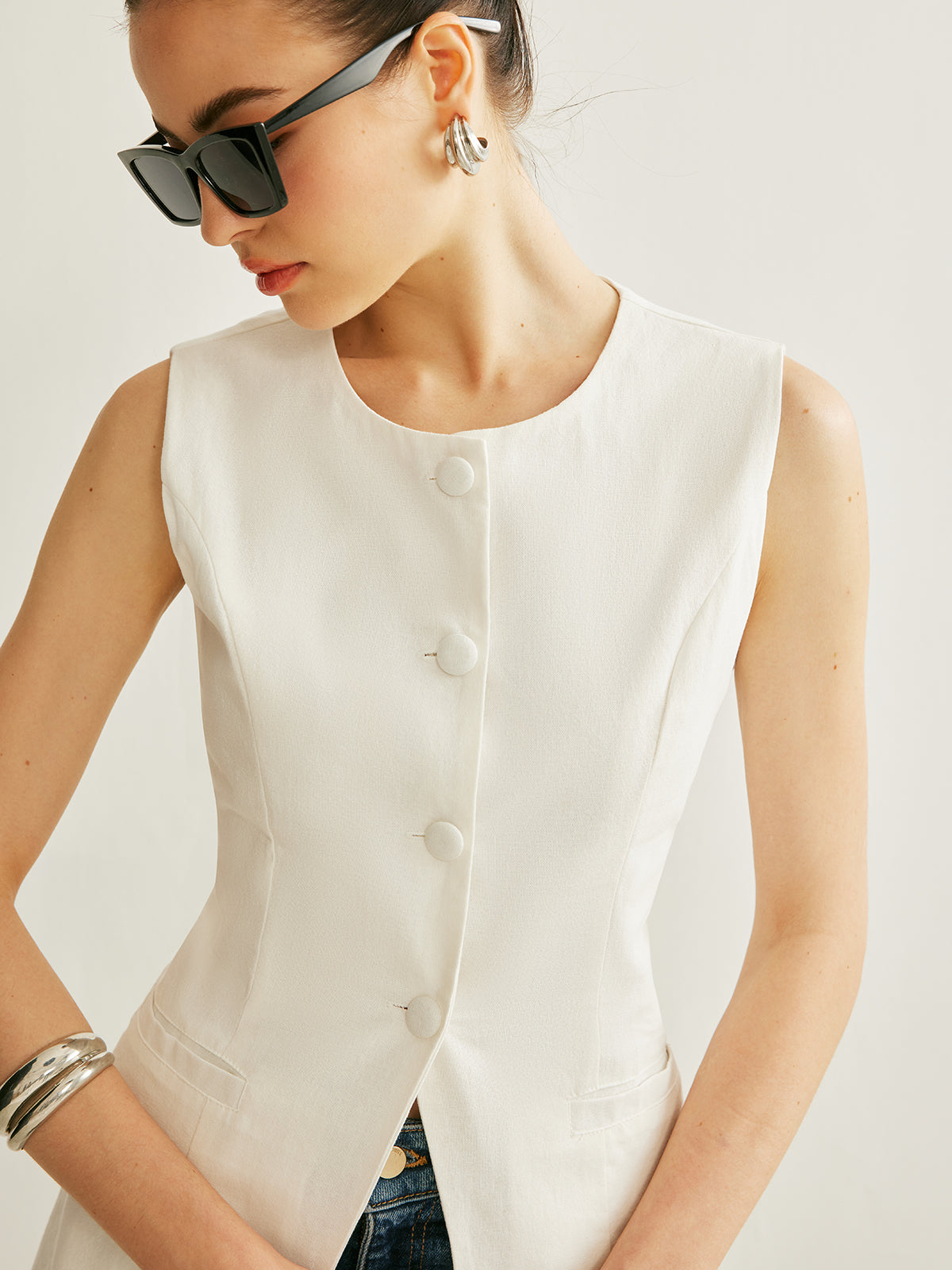 Simple Summer Sleeveless Tank Vest