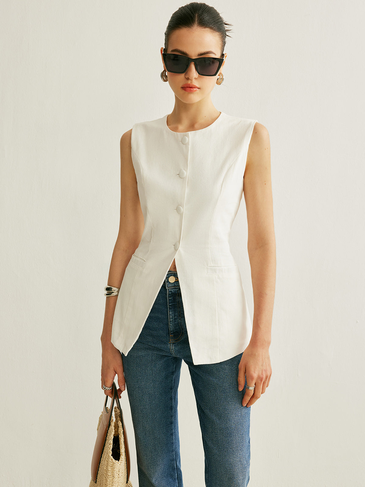 Simple Summer Sleeveless Tank Vest