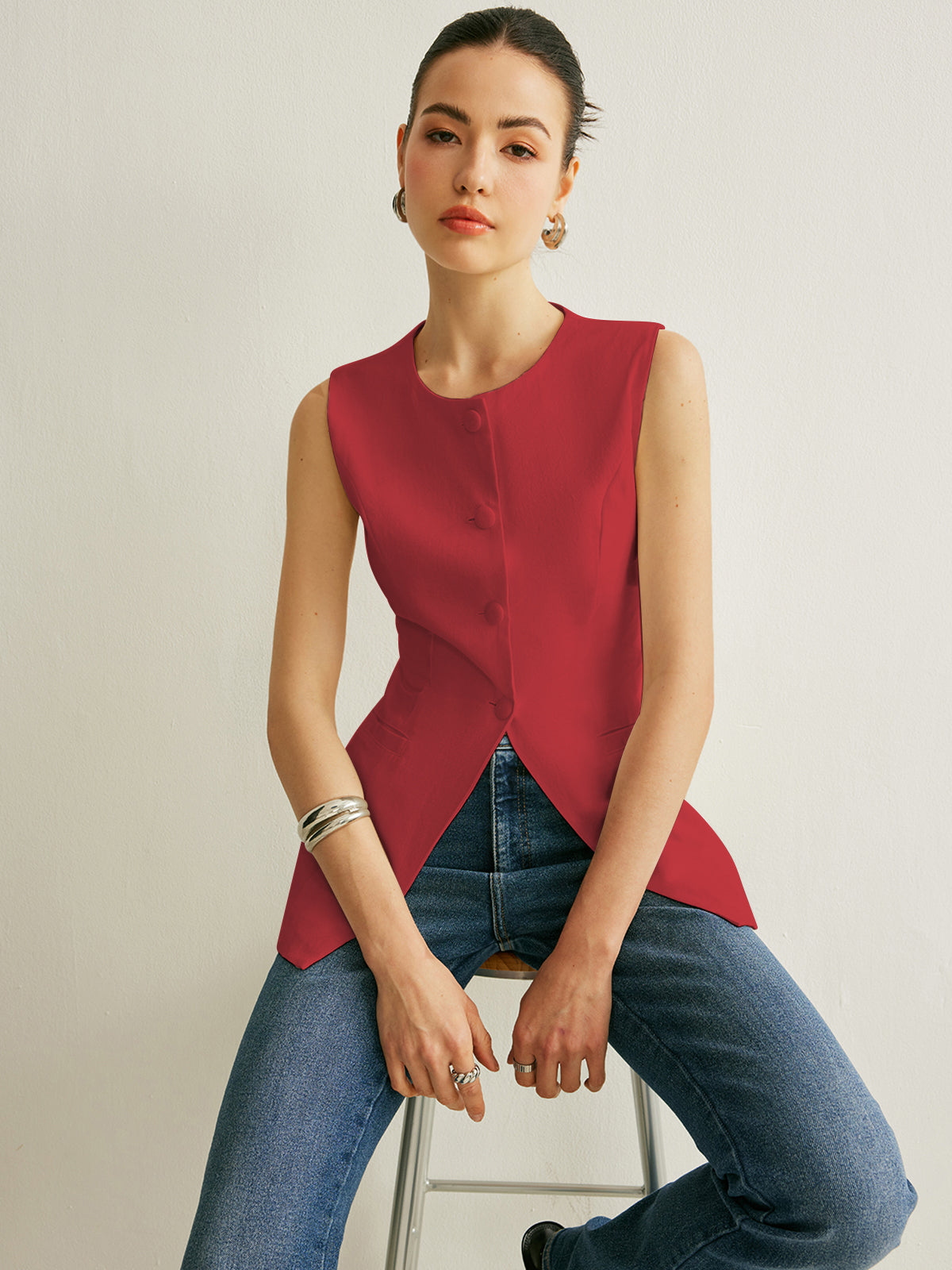 Simple Summer Sleeveless Tank Vest