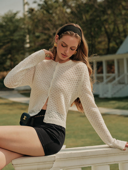Open Front Cozy Knit Cardigan