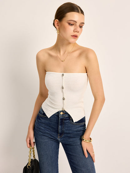 Elegant Off Shoulder Knit Top