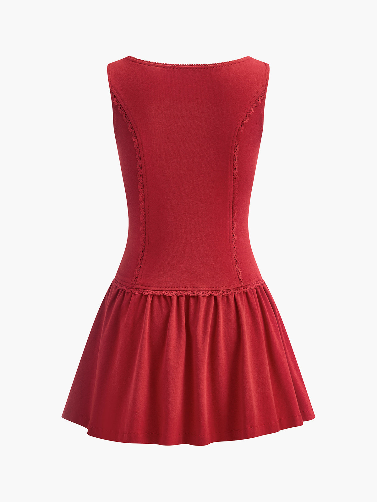 Classic Flower Print A-Line Dress