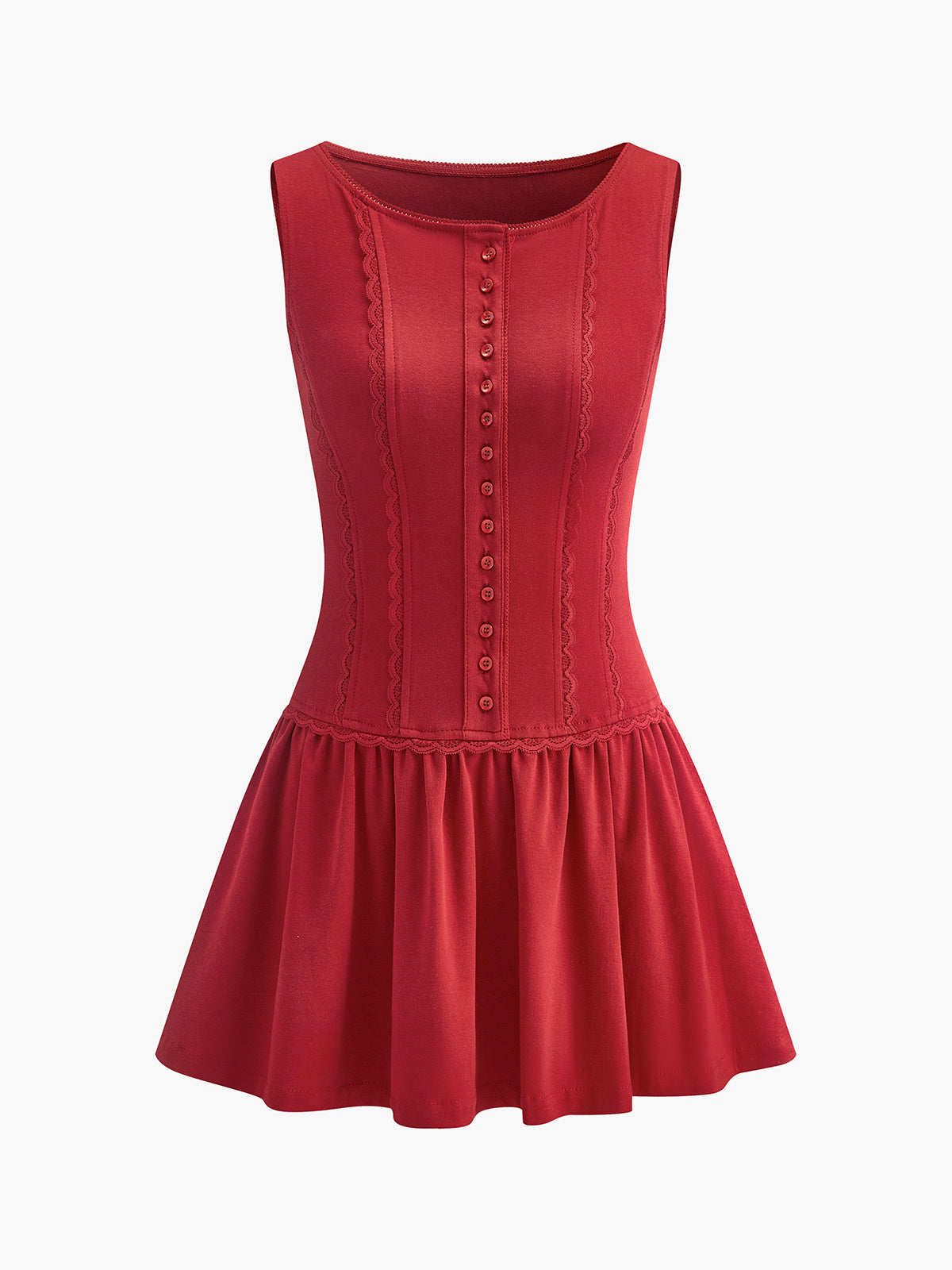 Classic Flower Print A-Line Dress - Pexav