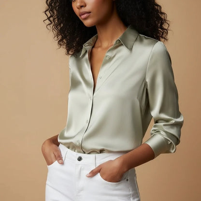 Fashionable Ladies Classic Top Shirt