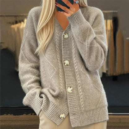 Soft Open-Front Women's Sweater Cardigan