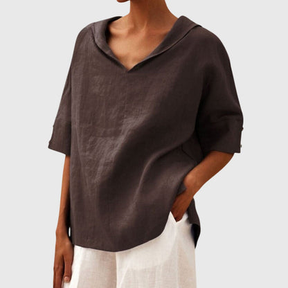 Comfy Casual Women's Blouse for Daily Wear