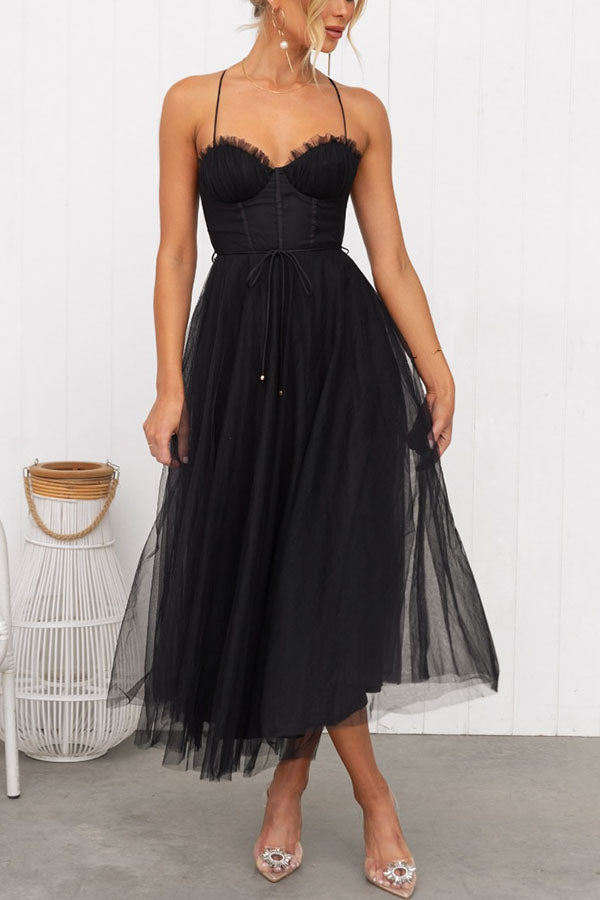 Ladies' Fit & Flare Corset Dress