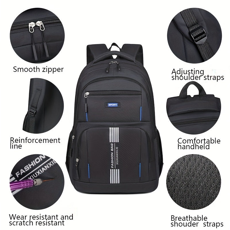 Tough Genuine Leather Mens Backpack