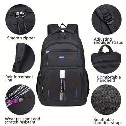 Tough Genuine Leather Mens Backpack