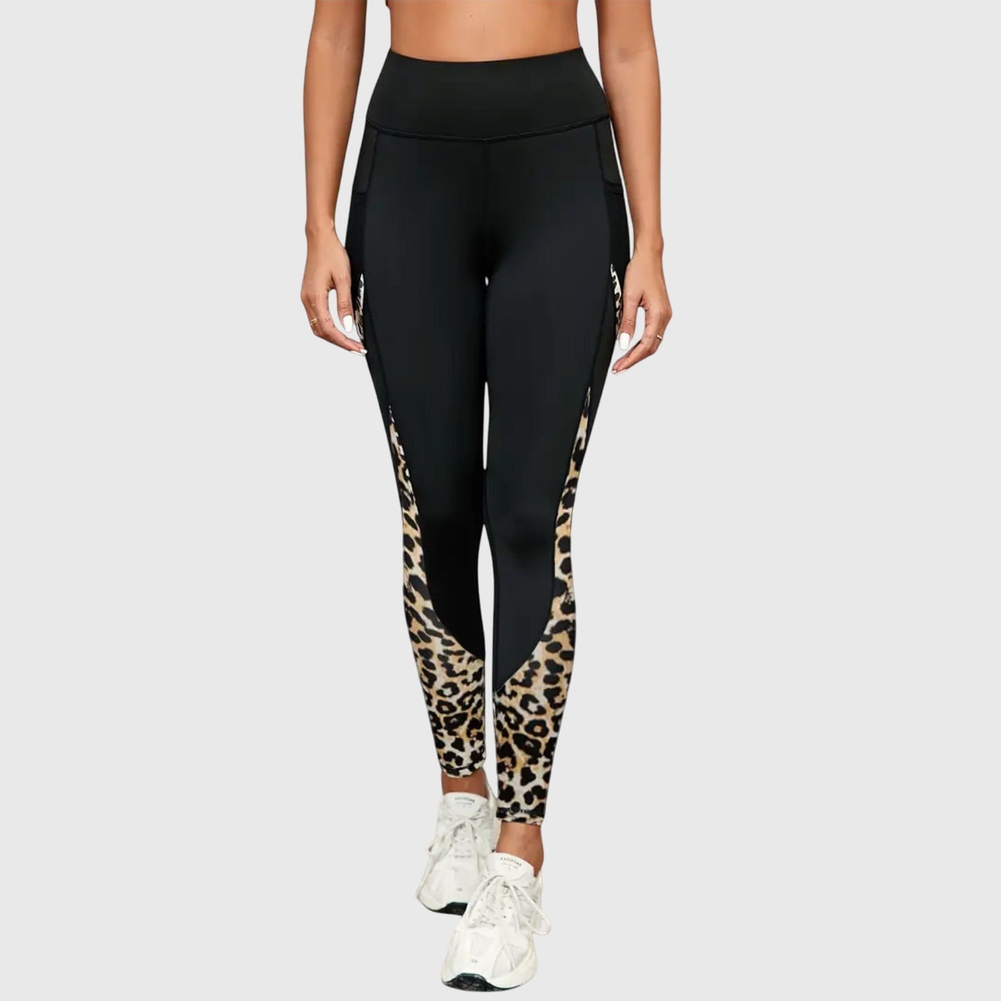 Fashionable Animal Print Workout Pants