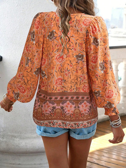 Pretty Floral Women's Blouse